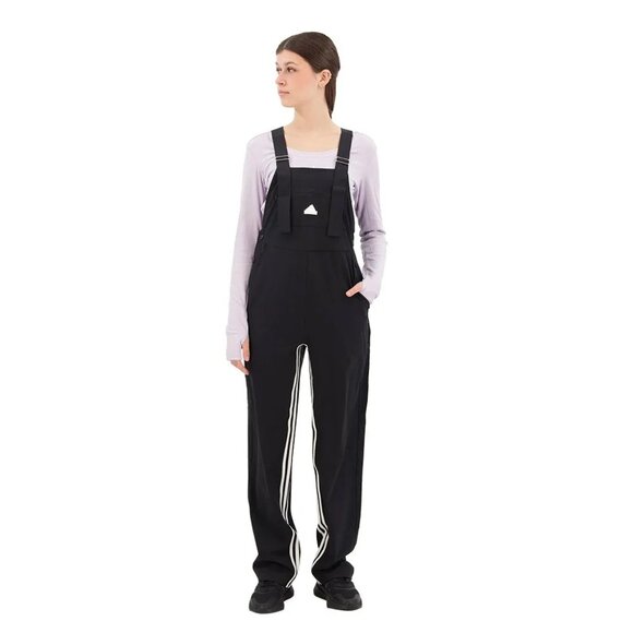 Adidas ALL-GENDER Dance DUNGAREE jumpsuit nylon overalls IN1816 Black XS New NWT - Picture 11 of 16
